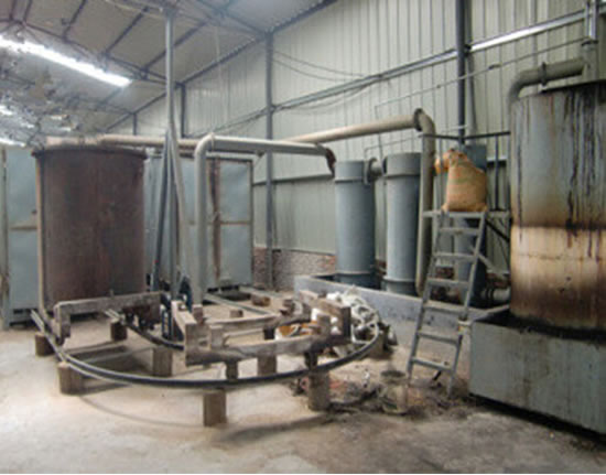 Pro-environmentGasification type carbide furnace